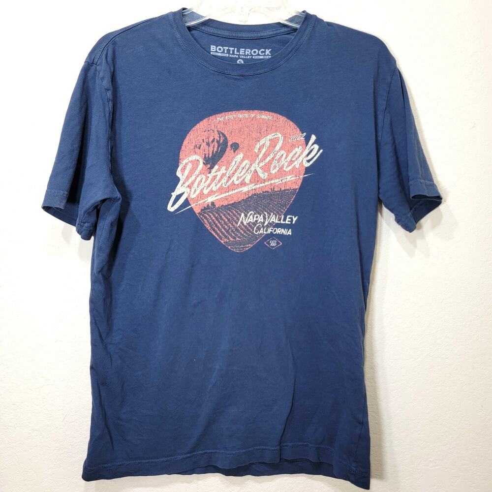 BottleRock Napa Valley 2022 Tee T-Shirt Metallica Pink Luke Combs Small Concert